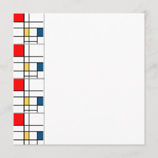 Mondrian Invitation