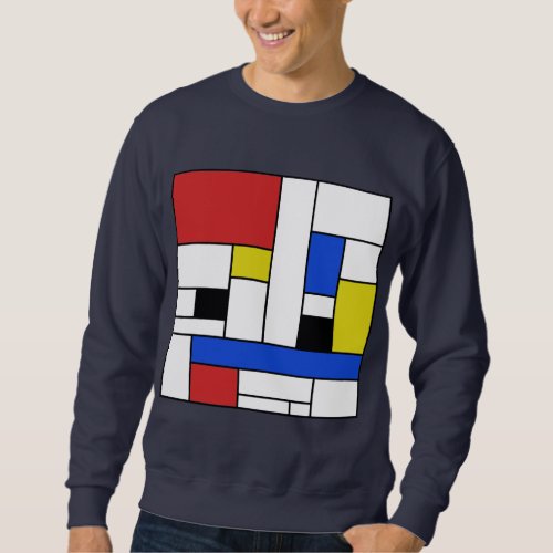 Mondrian Lines Mens Sweatshirt