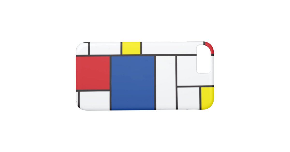 Mondrian Minimalist De Stijl Art iPhone 6 case | Zazzle