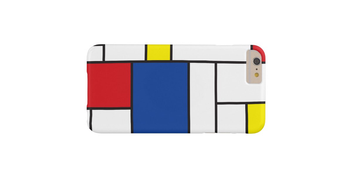 Mondrian Minimalist De Stijl Art iPhone CaseMate Barely There iPhone 6 ...
