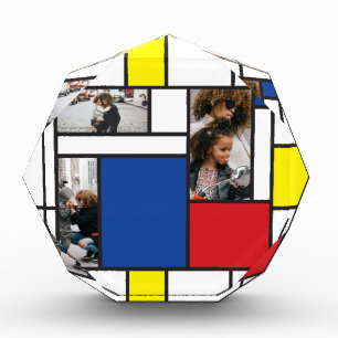 Mondrian Minimalist De Stijl Geo Modern Art Photo Acrylic Award