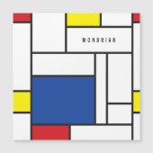 Mondrian Minimalist Geometric De Stijl Modern Art (Front)