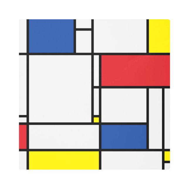 Mondrian Minimalist Geometric De Stijl Modern Art (Front)