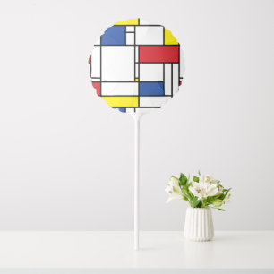 Mondrian Minimalist Geometric De Stijl Modern Art Balloon
