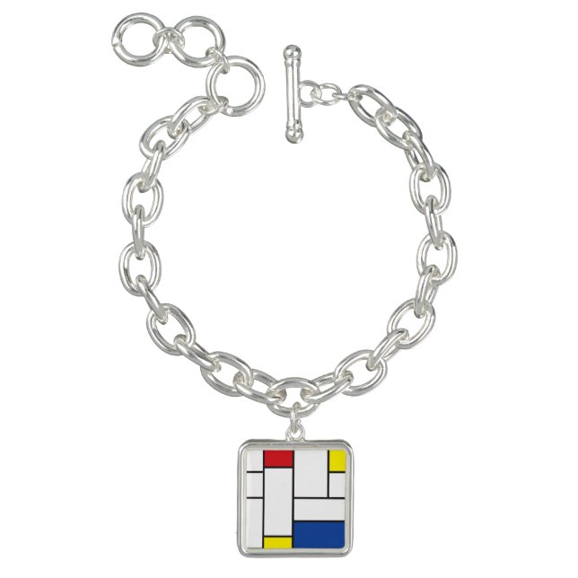 Mondrian Minimalist Geometric De Stijl Modern Art Bracelet (Product)