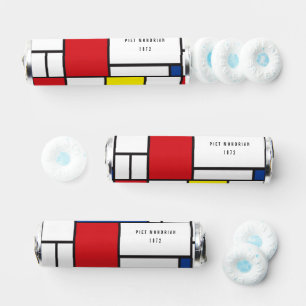 Mondrian Minimalist Geometric De Stijl Modern Art Breath Savers® Mints