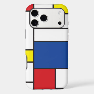 Mondrian Minimalist Geometric De Stijl Modern Art iPhone 17 Pro Max Case