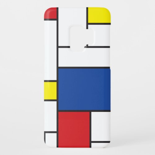 Mondrian Minimalist Geometric De Stijl Modern Art Case_Mate Samsung Galaxy S9 Case