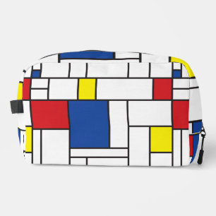 Mondrian Minimalist Geometric De Stijl Modern Art Dopp Kit