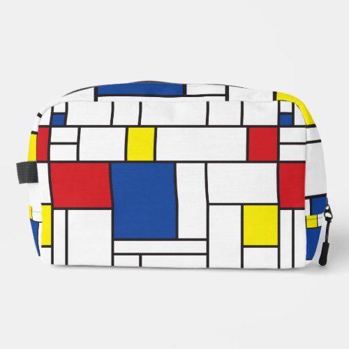 Mondrian Minimalist Geometric De Stijl Modern Art Dopp Kit