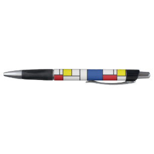 Mondrian Minimalist Geometric De Stijl Modern Art Pen