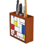 Mondrian Minimalist Geometric De Stijl Modern Art Pencil/Pen Holder