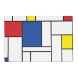 Mondrian Minimalist Geometric De Stijl Modern Art Placemat at Zazzle