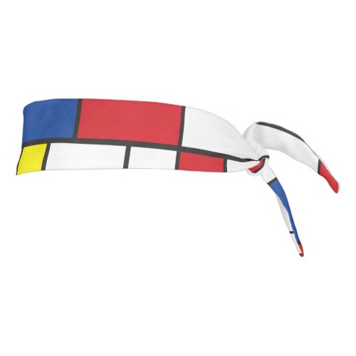 Mondrian Minimalist Geometric De Stijl Modern Art Tie Headband