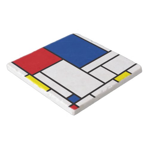 Mondrian Minimalist Geometric De Stijl Modern Art Trivet