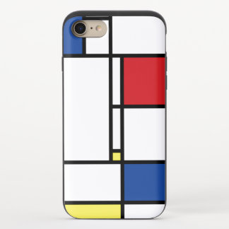 Mondrian Minimalist Geometric De Stijl Modern Art iPhone 8/7 Slider Case