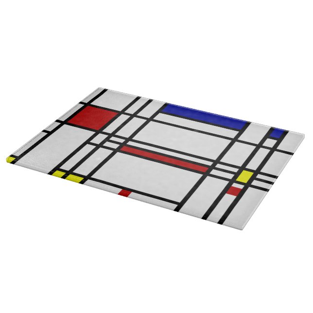 Mondrian Modern Art Cutting Board (Corner)