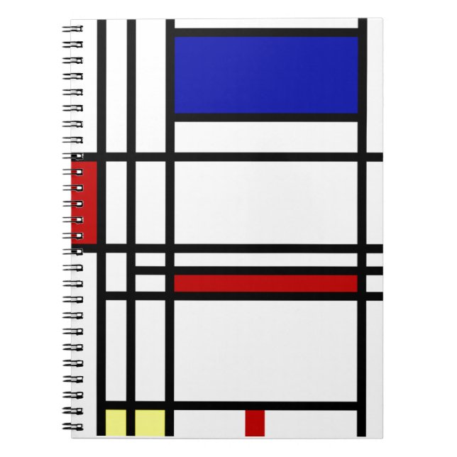 Mondrian Modern Art Notebook (Front)