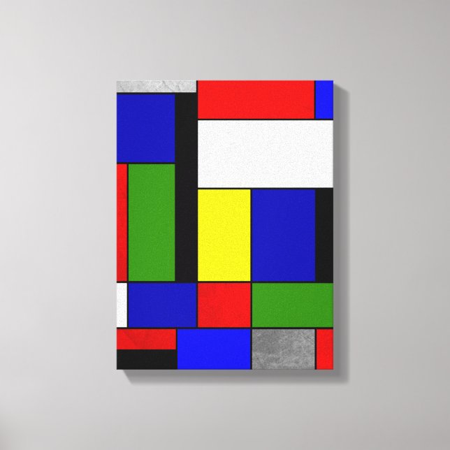Mondrian No. 4 Canvas Print (Front)