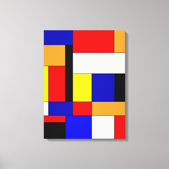 Mondrian No. 9 Canvas Print (Front)