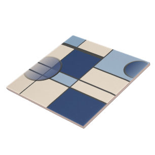 Mondrian & Pastell Ceramic Tile