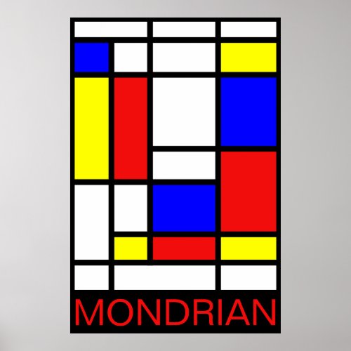 Mondrian Poster