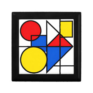 Mondrian Primary Color Composition Gift Box