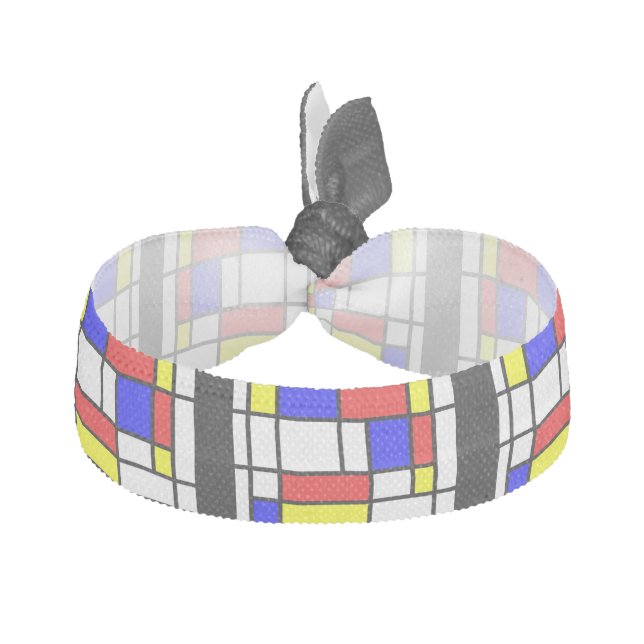 Mondrian - Primary Colors Hair Tie (Front)