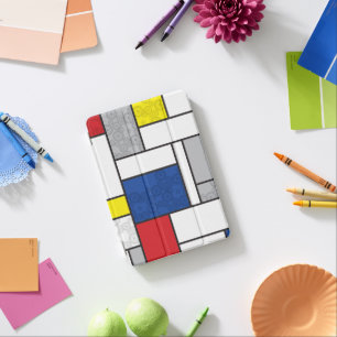 Mondrian Retro Circles Minimalist De Stijl Mod Art iPad Mini Cover