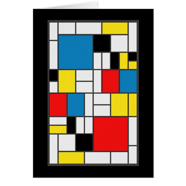 Mondrian Style Cards (Front)