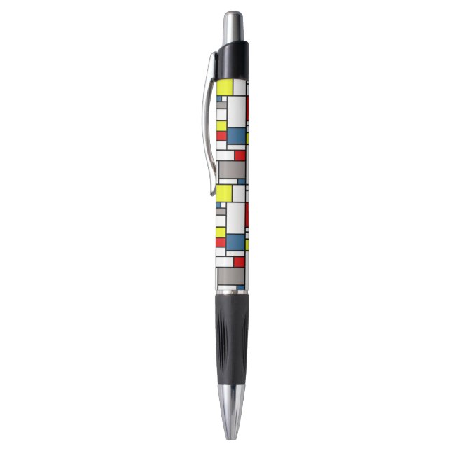 Mondrian style design pen (Top (Vertical))