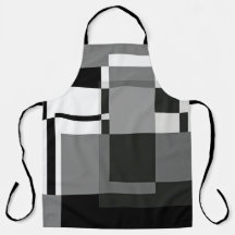 Mondrian Style Grey Abstract Modern Geometric Chic