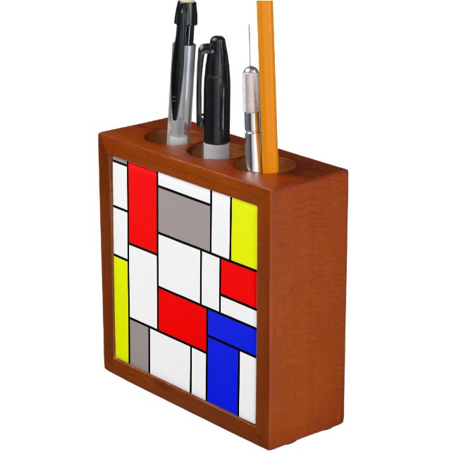 Mondrian style Pencil/Pen holder (In Situ)