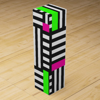Mondrian style wine box