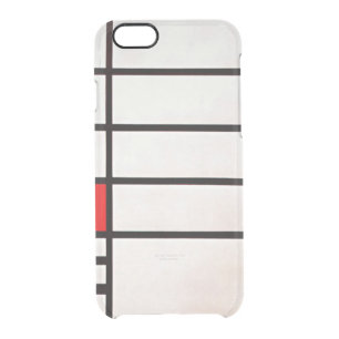 Mondrian - Trafalgar Square Clear iPhone 6/6S Case