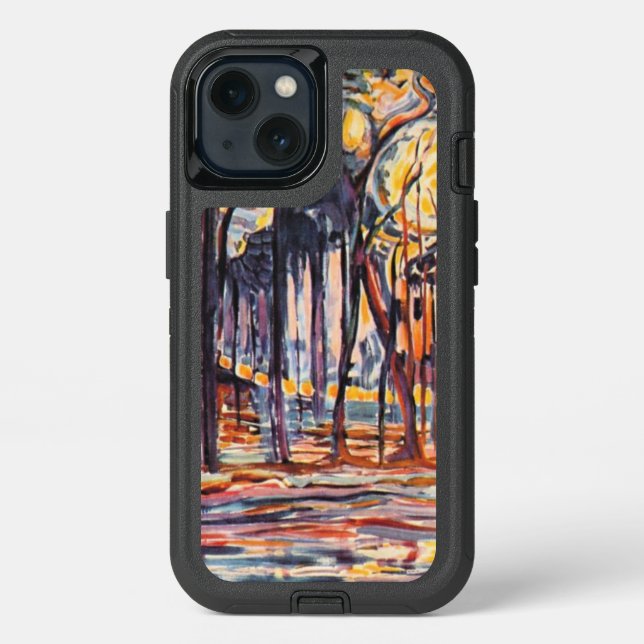 Mondrian - Woods Near Oele,  Otterbox iPhone Case (Back)