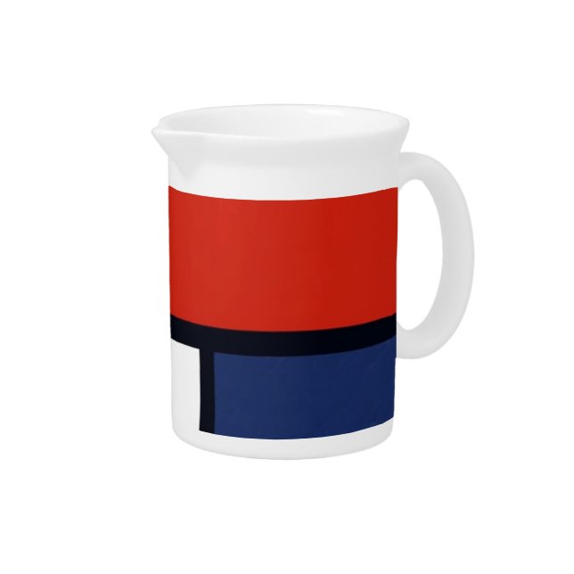 Mondrian Yorkie Beverage Pitcher (Right)