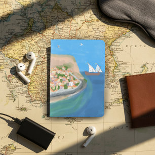Monemvasia Greece Island Travel Europe Map  Passport Holder