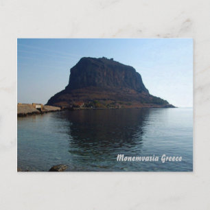 Monemvasia greece postcard