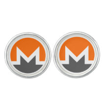 Monero Cufflinks, Silver Plated