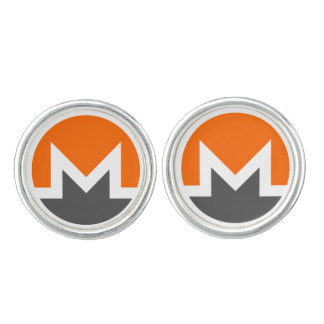 Monero Cufflinks, Silver Plated Cufflinks