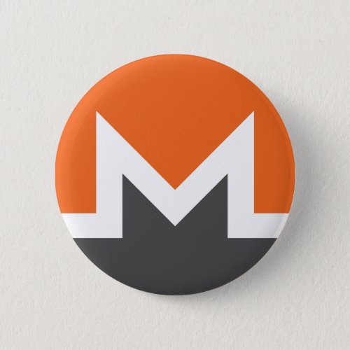 Monero Logo Symbol Cryptocurrency Crypto Button