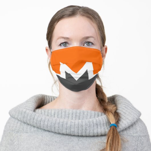 Monero XMR Cloth Face Mask (Worn)