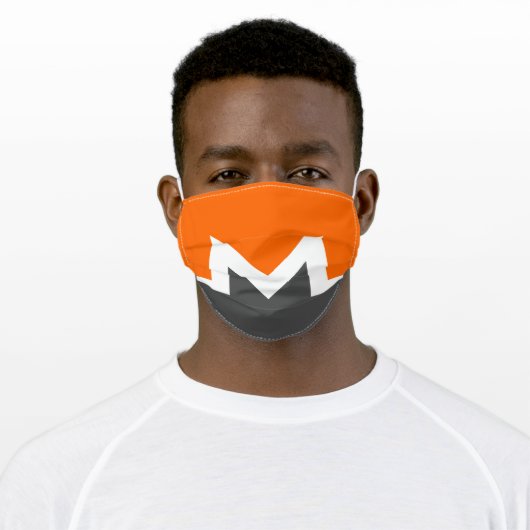 Monero XMR Cloth Face Mask (Worn)