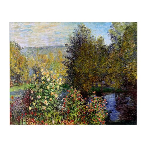 Monet _ A Corner of the Garden at Montgeron Acrylic Print