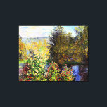 Monet - A Corner of the Garden at Montgeron Canvas Print<br><div class="desc">Claude Monet painting,  A Corner of the Garden at Montgeron, </div>