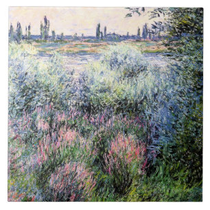 Monet - A Spot on the Banks of the Seine Ceramic Tile