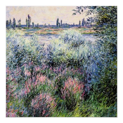 Monet _ A Spot on the Banks of the Seine Poster