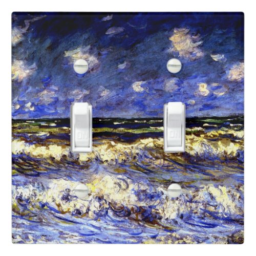 Monet _ A Stormy Sea Light Switch Cover