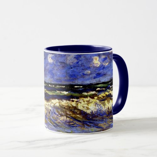 Monet _ A Stormy Sea Mug